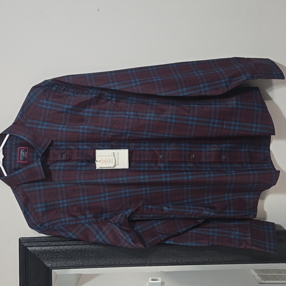 NWT UNTUCKit Wrinkle Free Slim Fit Button Down Shirt Size XL - Picture 2 of 11